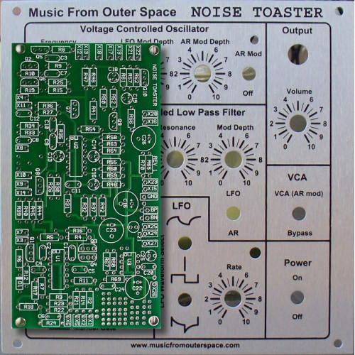 MFOS NOISE TOASTER - PCB and Face Plate